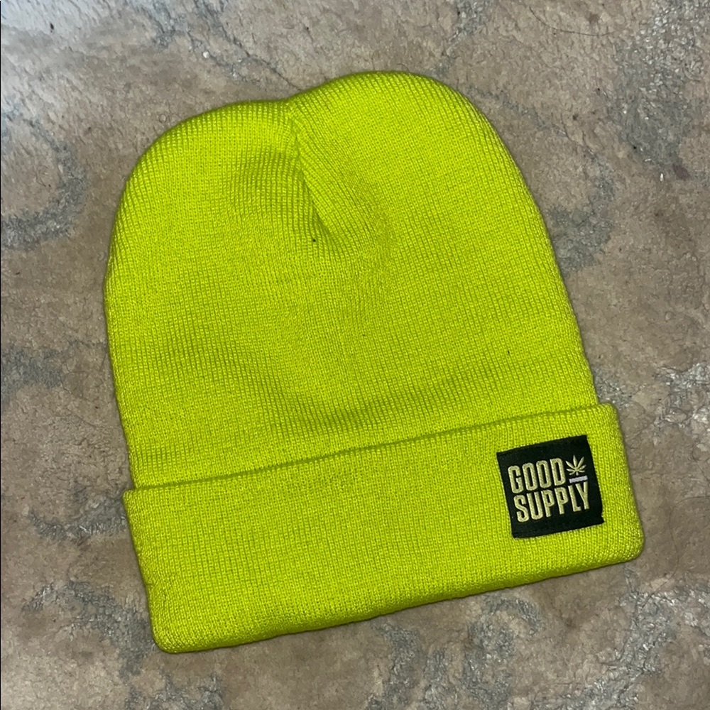 Neon Green Kids Beanie